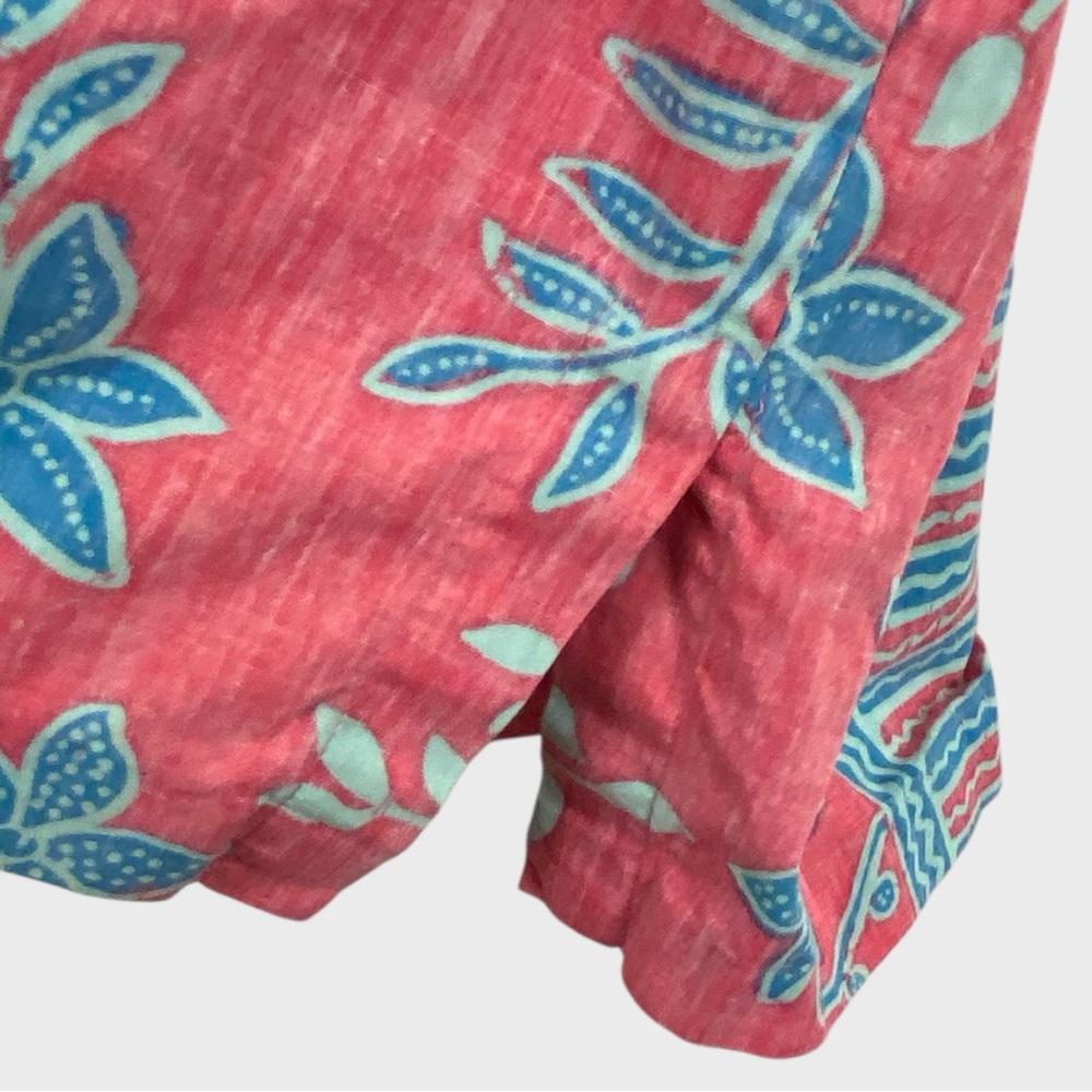 Reyn Spooner Vintage Pink Blue Reyn Spooner Lahaina Sailor Short Sleeve Shirt - Picture 3 of 8